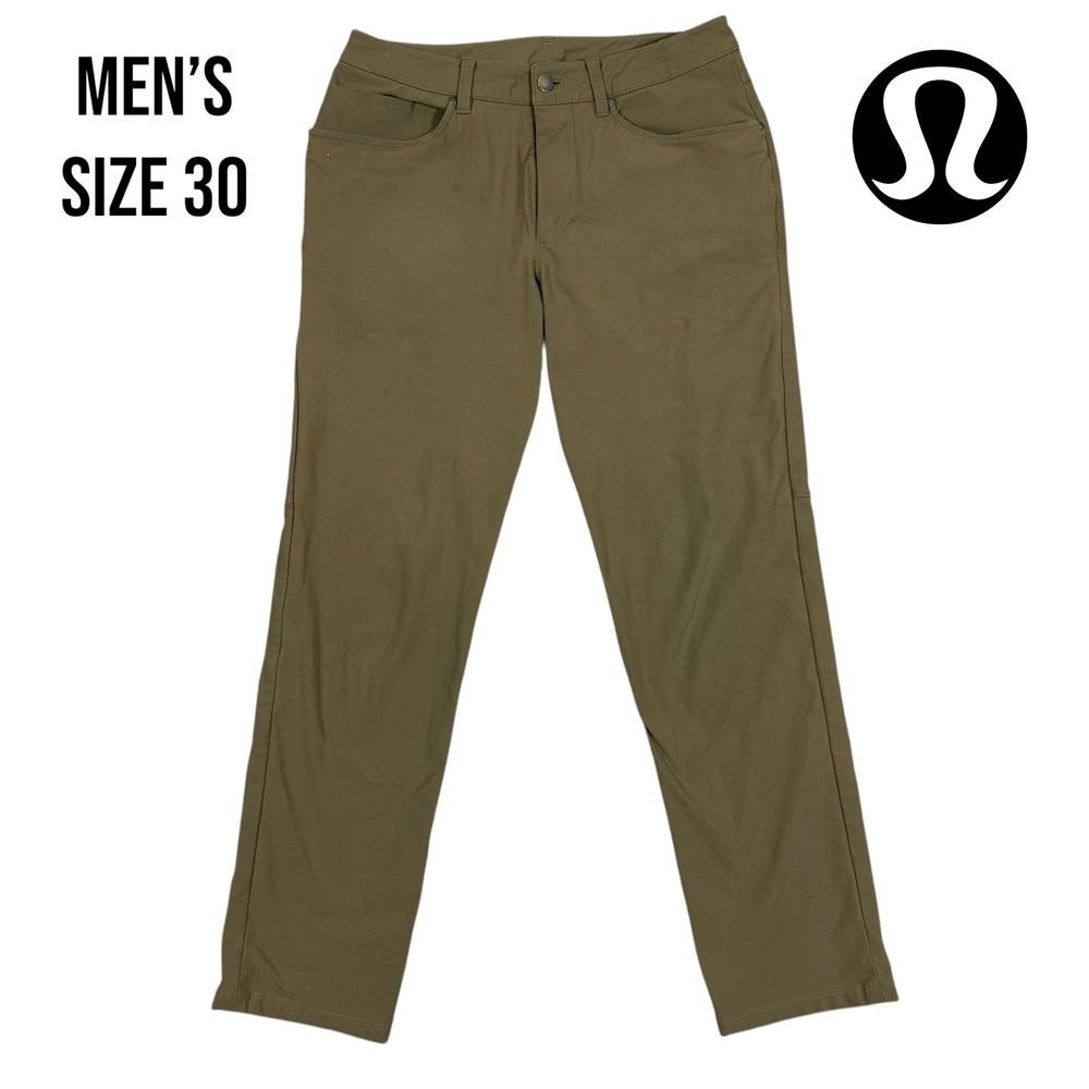 Lululemon ABC Pants Slim Fit Men's Size 30 Khaki Stretch Casual‎ Chino Pants